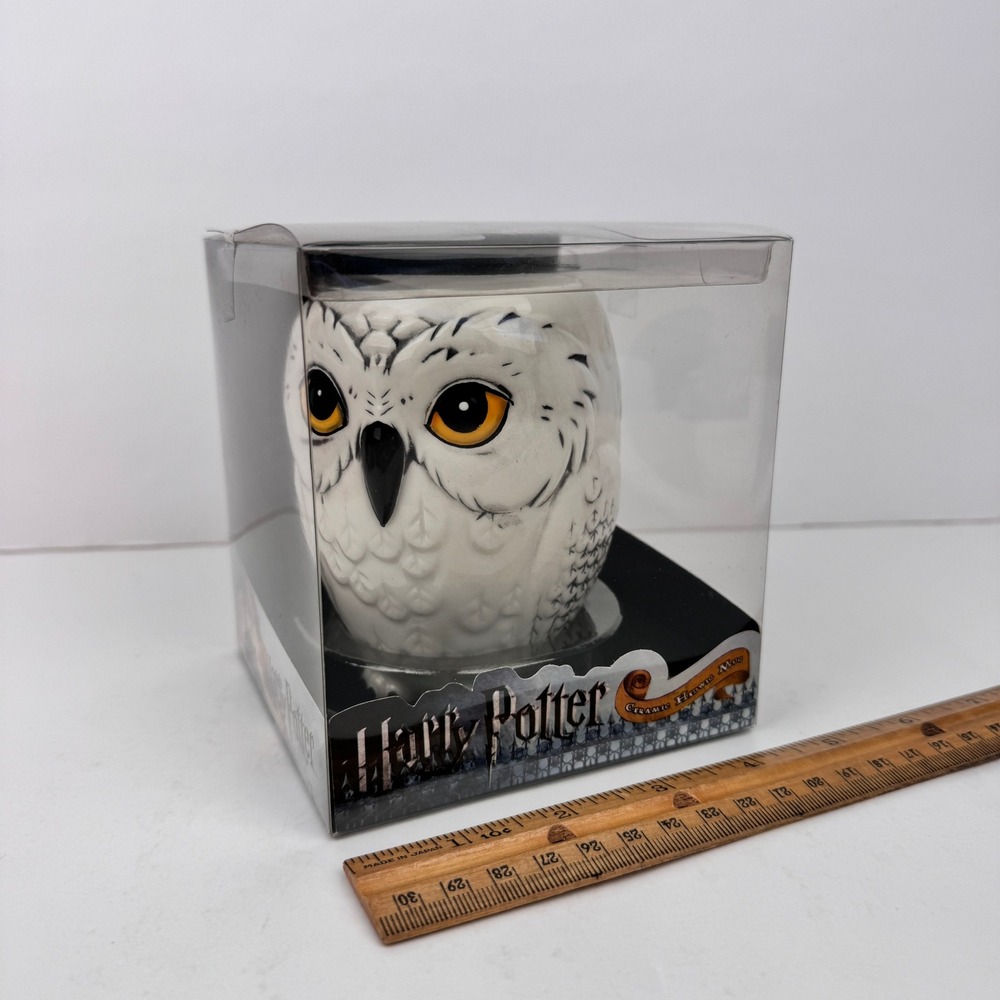 Harry Potter Ceramic Hedwig Owl Mug with Handle 3D Round Shaped Sealed Orig Box
